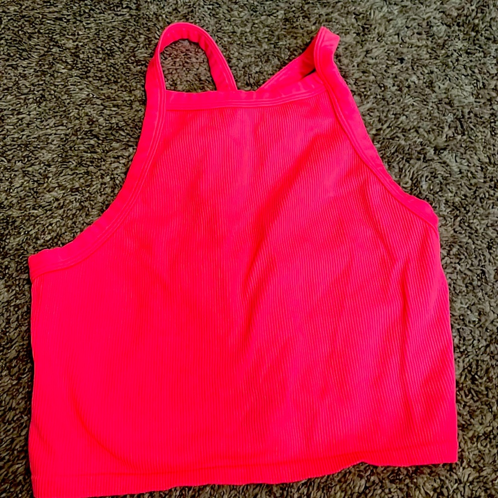 Hot Pink Crop top!!